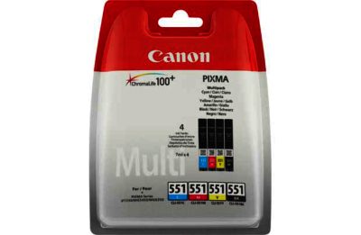 Canon CLI-551 Colour Ink Cartridge Multipack. Canon CLI-551 Colour Ink Cartridge Multipack.